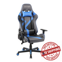 Techni Mobili RTA-TS70-BL Techni Sport TS-70 Office-PC Gaming Chair, Blue
